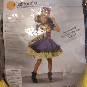 California Costumes Kids Mad Hatter Costume - Purple and Yellow